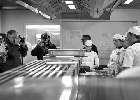 futurs chef devant camera médiatisation