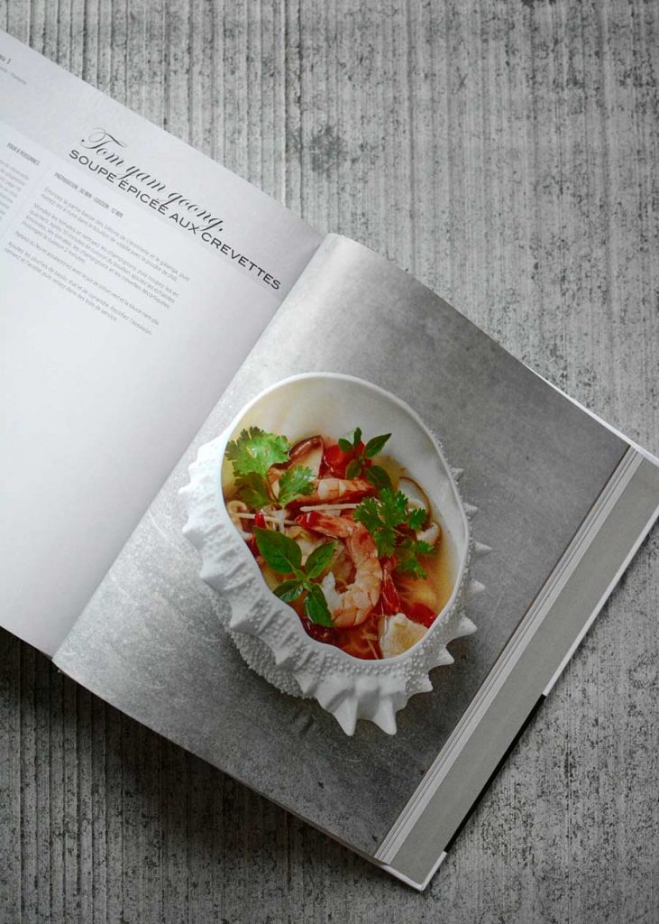 photos de recettes de cuisine du monde, réalisées par le chef Naquin, le tout en lumière naturelle