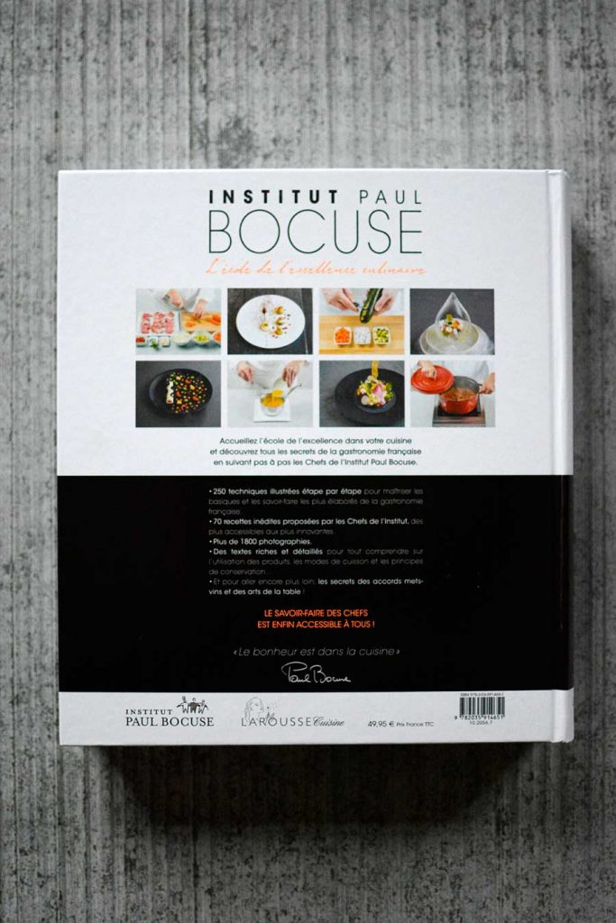 "Institut Paul Bocuse, l'école de l'excellence culinaire", photographies Cherrystone, vernis sélectif brillant et pelliculage mat, la classe !