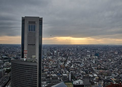 Soleil levant sur Tokyo_Mont Fuji